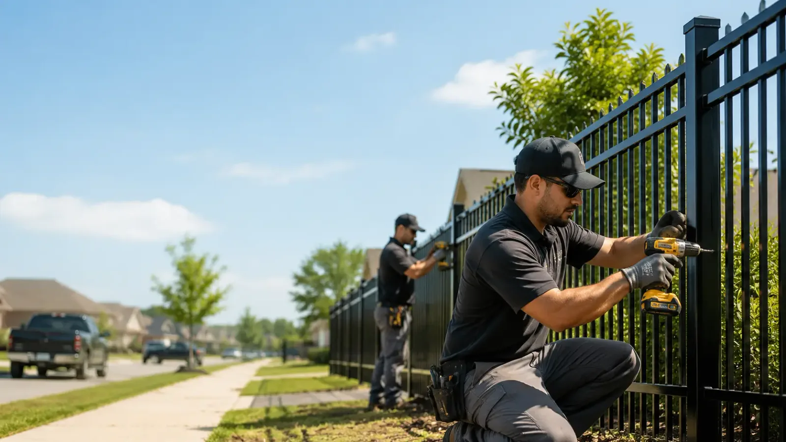 Metal Fence Installation in Laurinburg, NC
